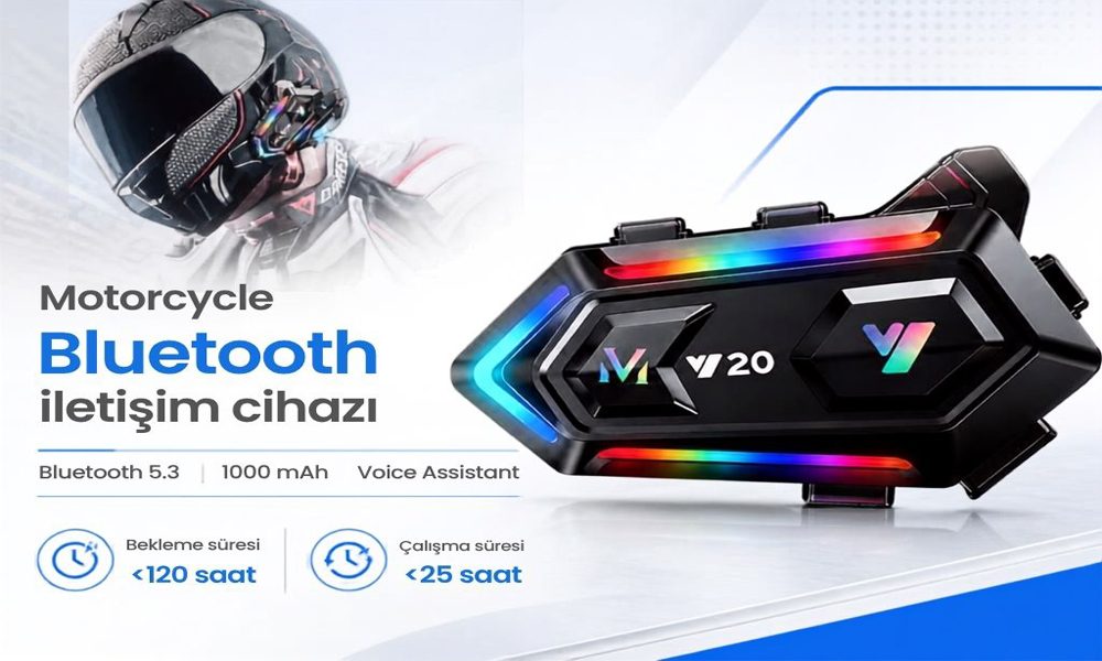 Y20 Motosiklet Kask Kulaklık Bluetooth İntercom